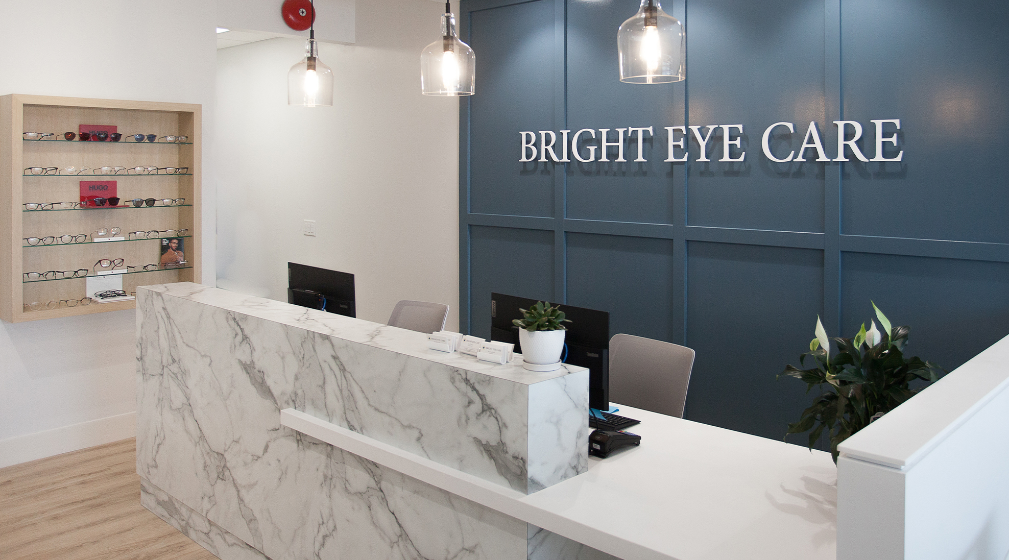Bright Eye Care clinic inside view